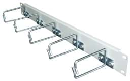 Zeige Details für Kabelführungsleiste 1 HE, 19 Zoll, Metallbügel 40x80mm Bild von Kabelführungsleiste 1 HE, 19 Zoll, Metallbügel 40x80mm
