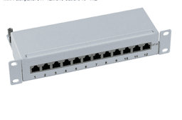 Zeige Details für Mini-Patchpanel 10", 12xCat.6 Bild von Mini-Patchpanel 10", 12xCat.6