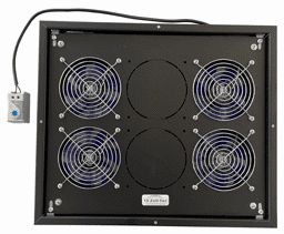 2, 4 oder 6 Low Noise Ventilatoren in der Triton-Kassette Silent-Lüfterkassette für den Triton-Schrank