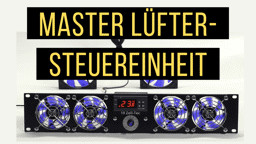 Steuerung von mehreren Lüftern 2HE Steuereinheit für Lüfter