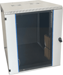Schaldämmender Wandschrank für 19 Zoll-Technik Akustikschrank als Wandschrank 15HE