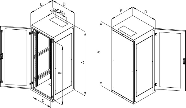 EDV-Schrank RIE von Triton