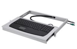 Bild von 19"-Schubfach 1HE mit Industrie-Tastatur