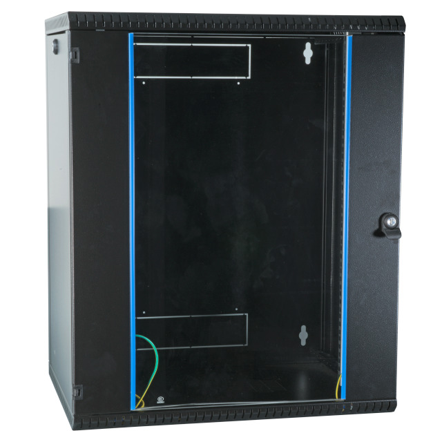 Bild von 19" Wall Rack 600 tief, 6-21HE, schwarz