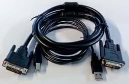 Bild von DVI und USB-Anschlusskabel
