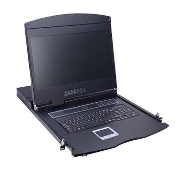 Bild von KVM Konsole AS-9108TLS mit 19" Display