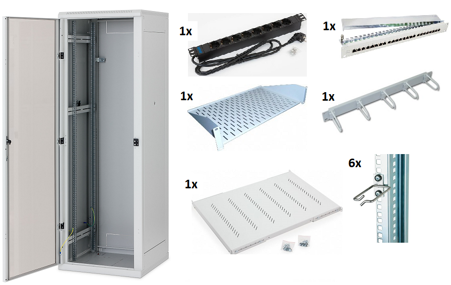 Bild von Konfigurator Netzwerkschrank komplett