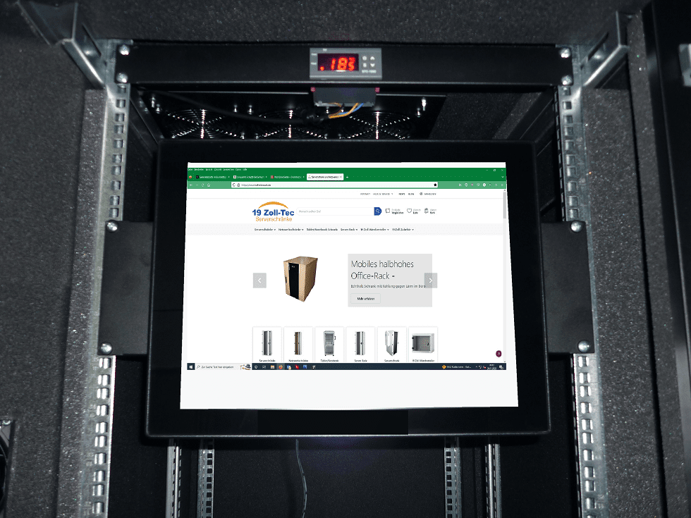 VESA Halterung für den Rackmonitor