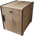 Kleiner Büro-Container in Holzdekor