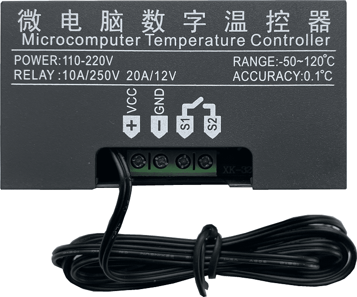 ZVD Digitaler Thermostat Steckdosen Temperaturregler Ausgang 1,7 m