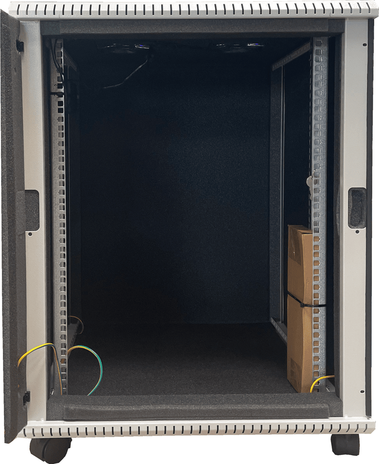 19 Zoll Akustikschrank Container