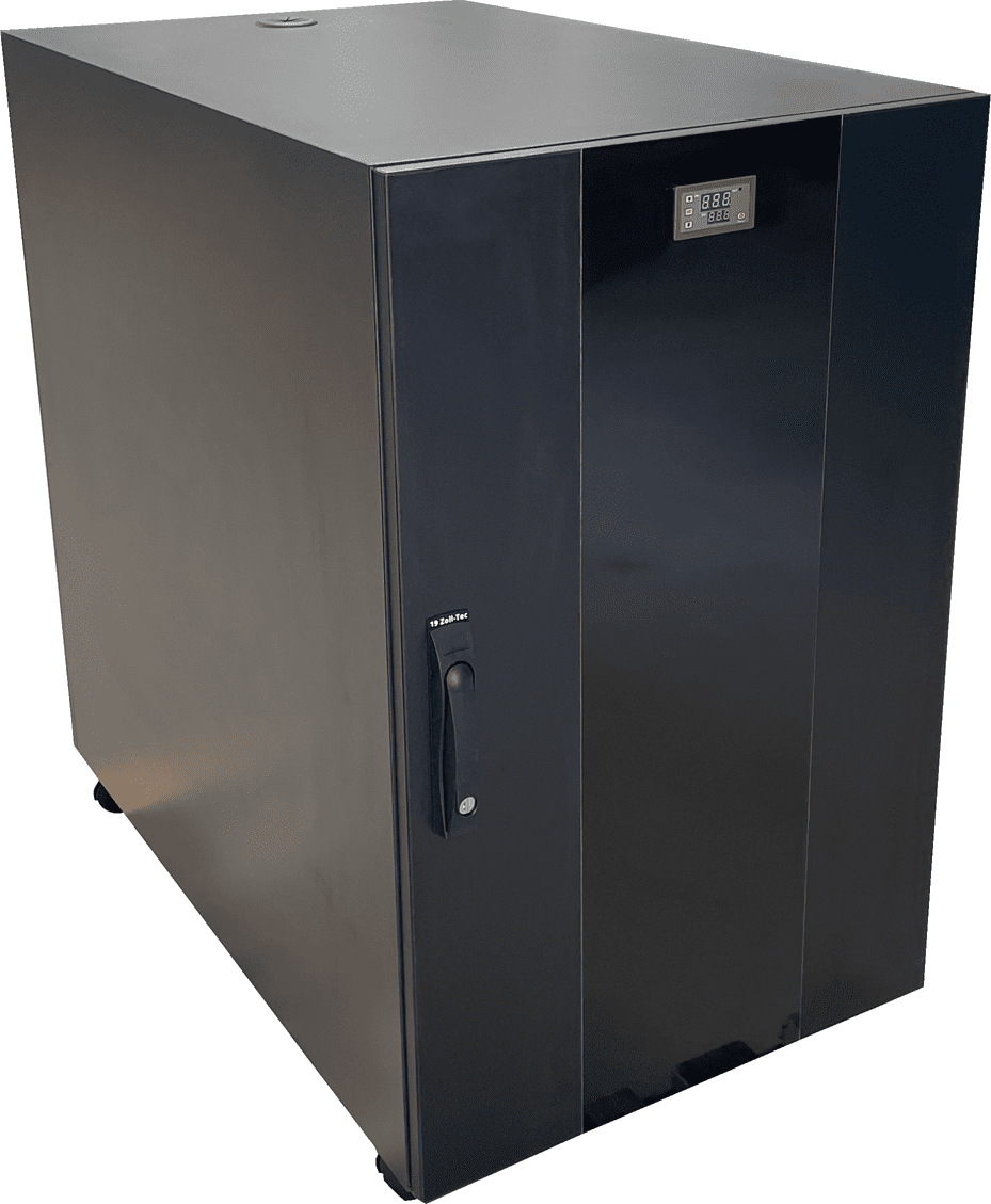 Schwarzer Büto EDV-Schrank