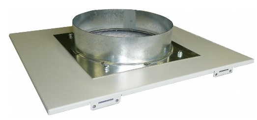 Stutzen zur Montage eines 200mm Abluftschlauches Abluftstutzen für den Triton Standverteiler