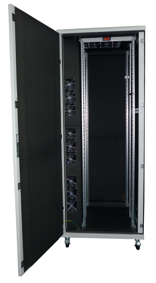 EDV-Schrank mit Luftkanal und Kaltgang-System für optimale ...